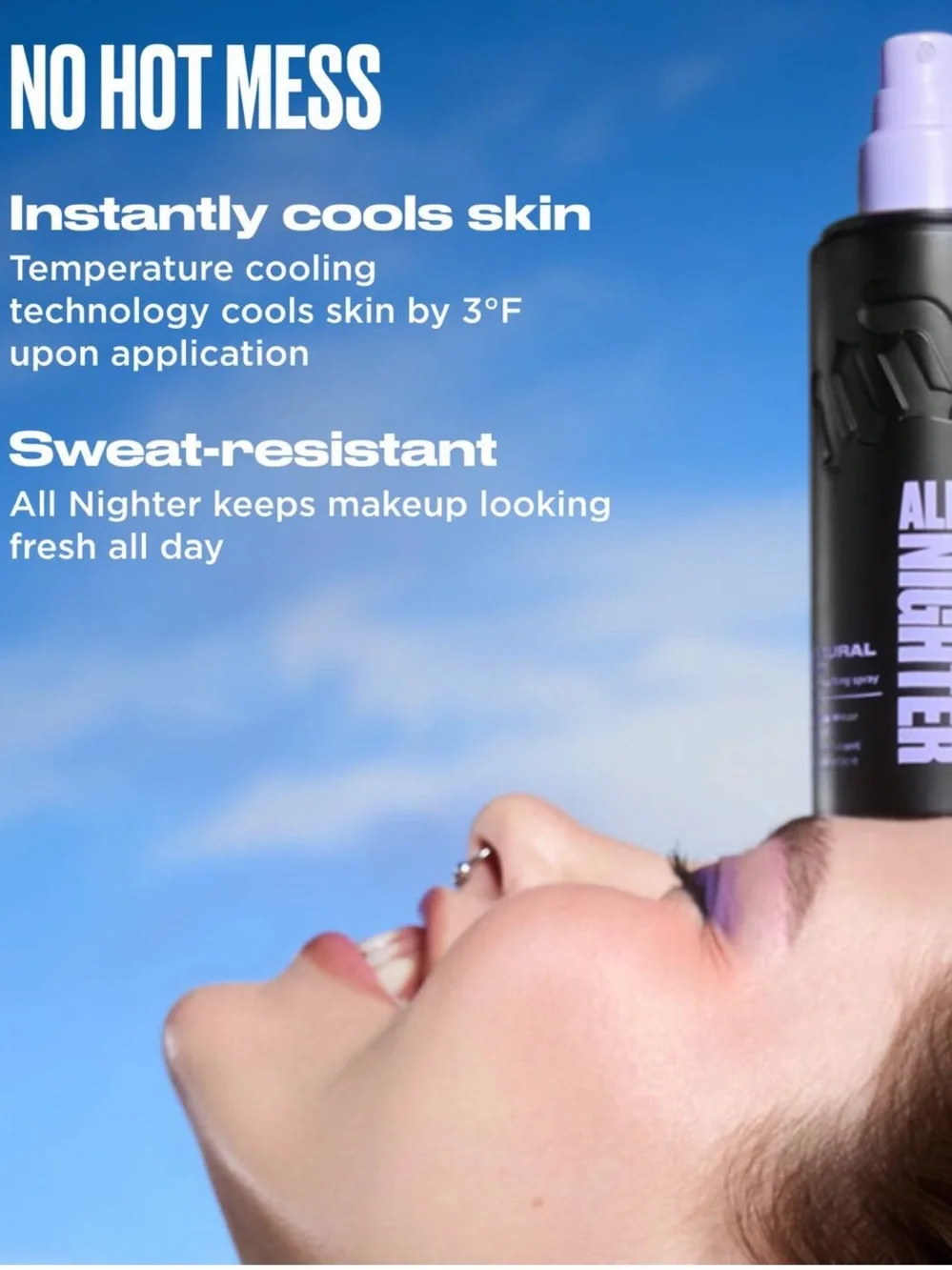 Urban Decay ALL NIGHTER WATERPROOF MAKEUP SETTING SPRAY Mini 30ml BRAND NEW
